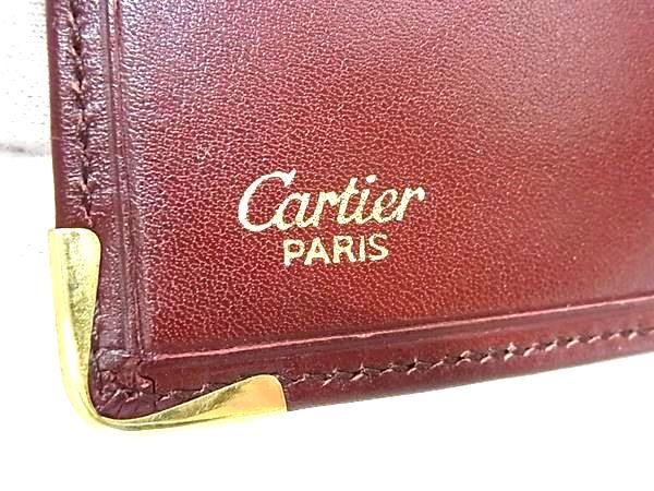 Cartier カルティエ マストライン レザー 二つ折り 財布 ウォレット