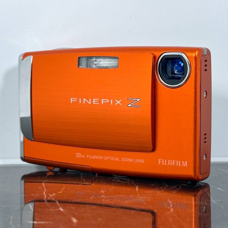 美品】FUJIFILM 富士フイルム FinePix Z10fd オレンジ Super CCD 610万