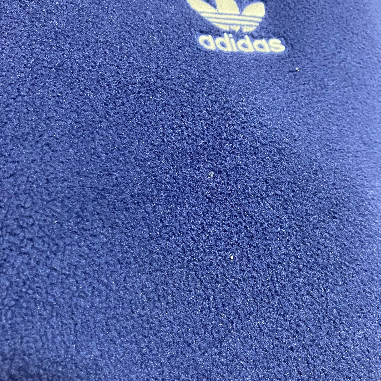 使用感少☆アディダス ドイツ代表 刺繍 エンブレム ハーフジップ フリース M 使用感少☆アディダス ドイツ代表 刺繍 エンブレム ハーフジップ