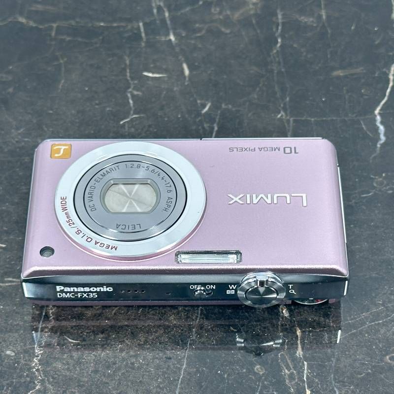 美品】Panasonic LUMIX DMC-FX35 ピンク CCD 1010万画素 ライカレンズ