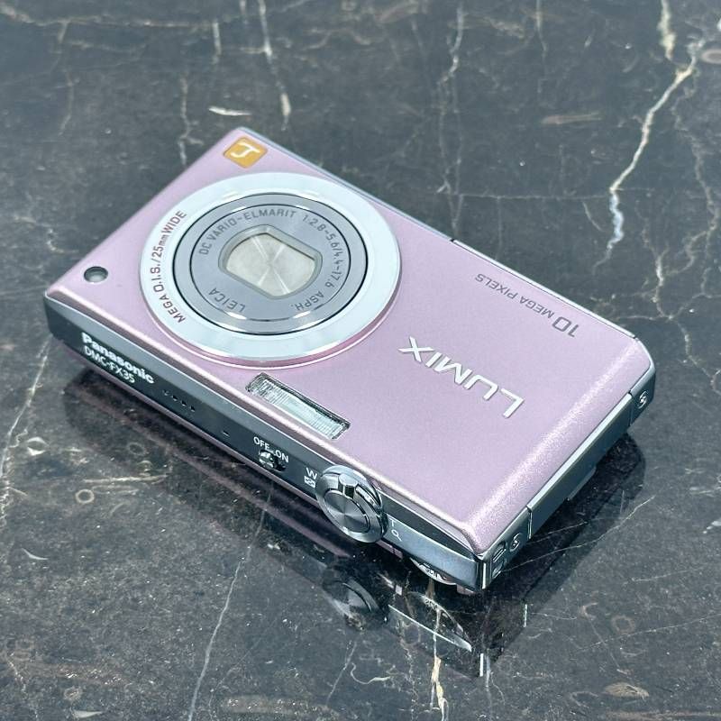 美品】Panasonic LUMIX DMC-FX35 ピンク CCD 1010万画素 ライカレンズ