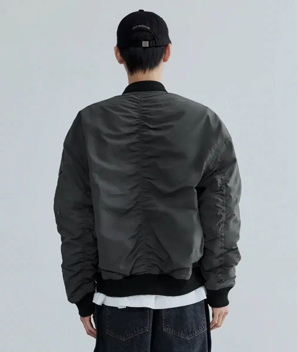 25シーズン MAISON MINED MA-1 ジャケット チャコール 【公式通販】