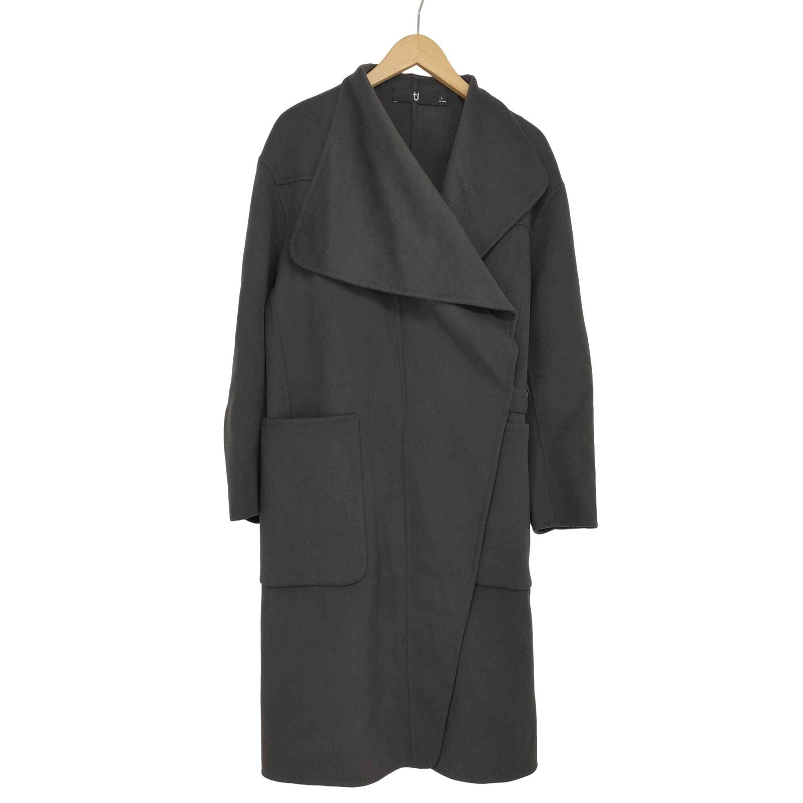 ユニクロプラスジェイ UNIQLO+J カシミヤブレンドノーカラーコート