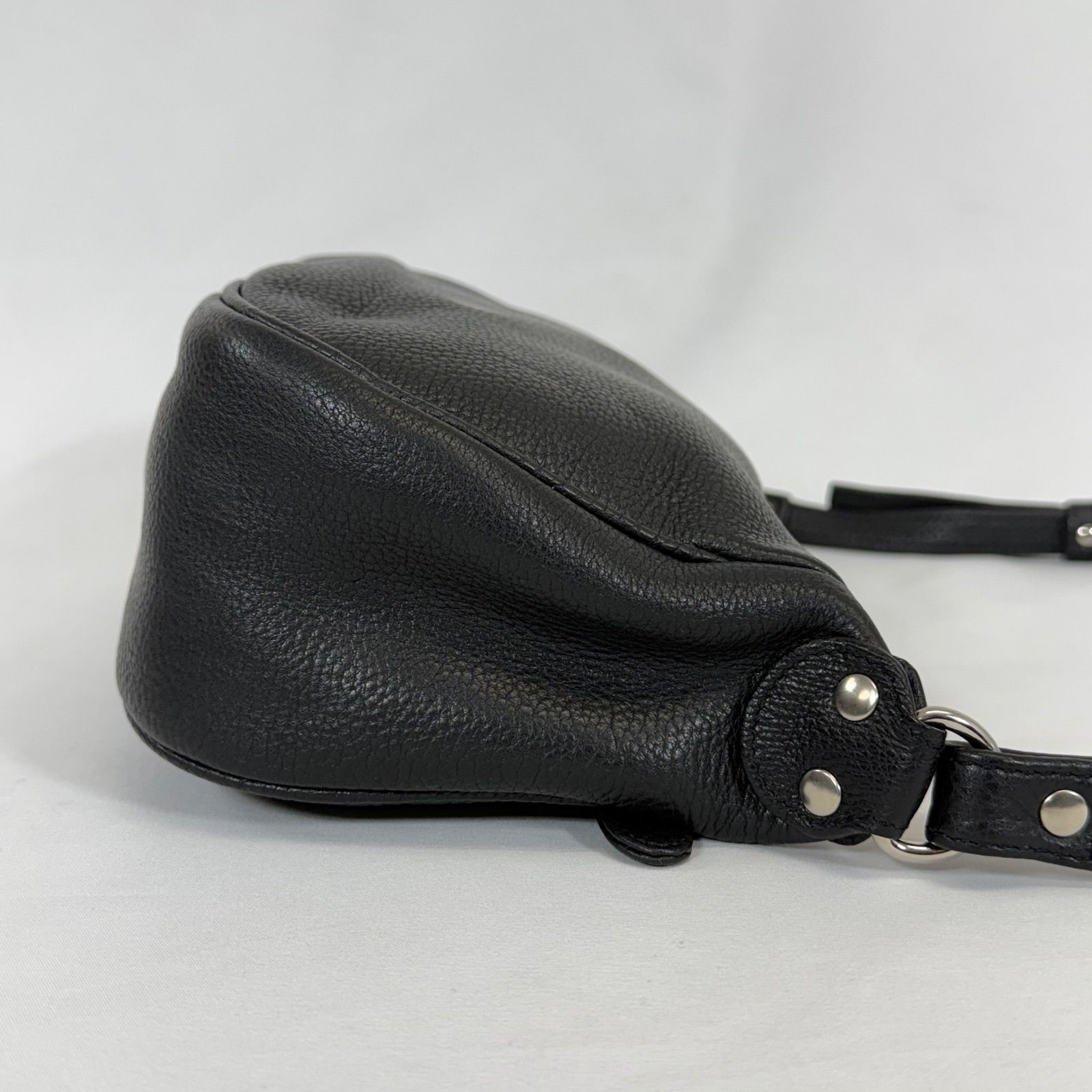 美品】Kitamura2 キタムラ レザー ショルダーバッグ シルバー金具 