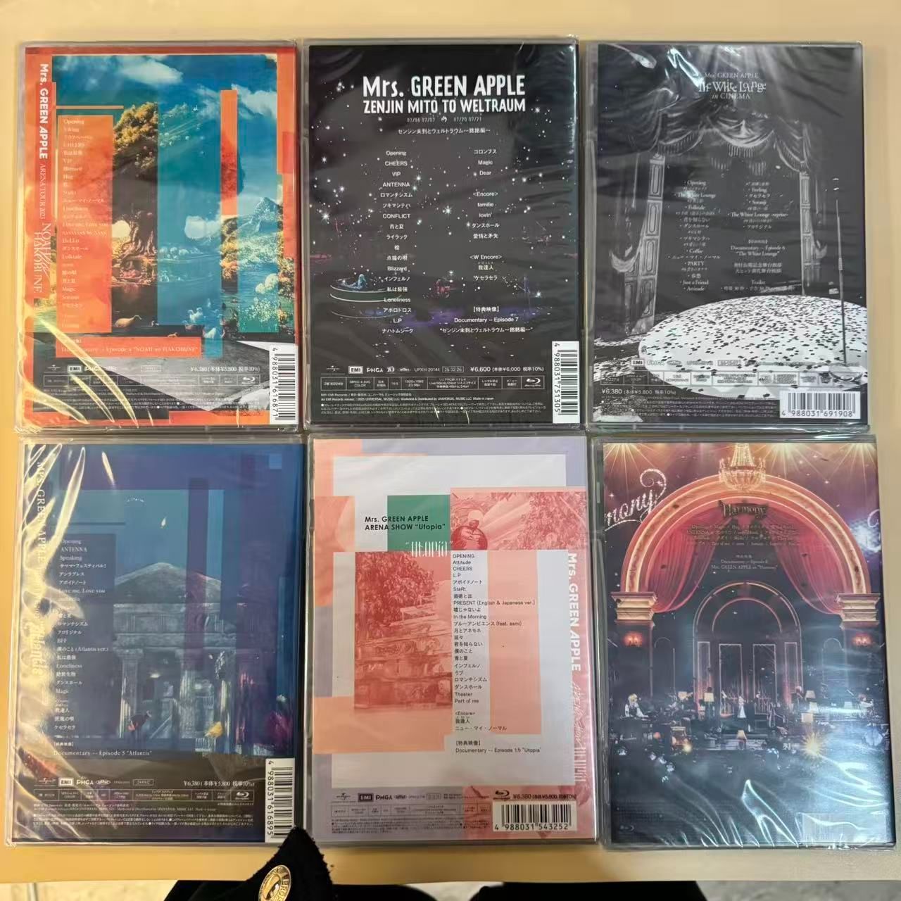 Mrs.GREEN APPLE/通常盤（DVD）6作品#1 Mrs.GREEN APPLE/通常盤（DVD）6作品#1 Mrs.GREEN APPLE/通常盤（DVD）6