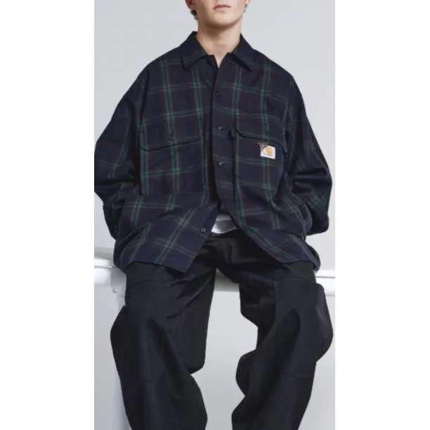 INVINCIBLE Carhartt カーハート チェックシャツ Lサイズ - メルカリ