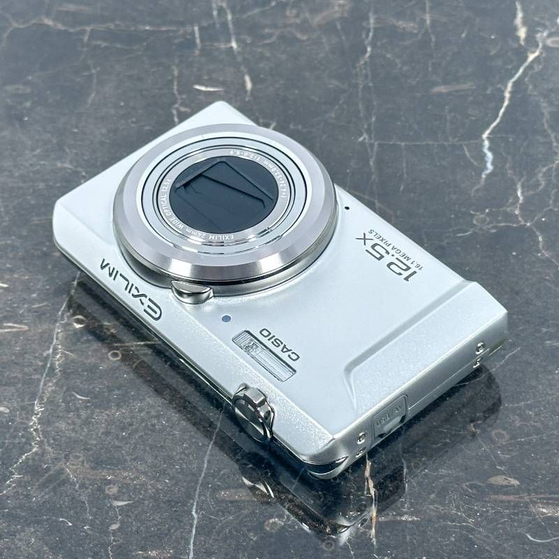 美品】 CASIO EXILIM EX-ZS160 デジタルカメラ シルバー 箱付き】【美