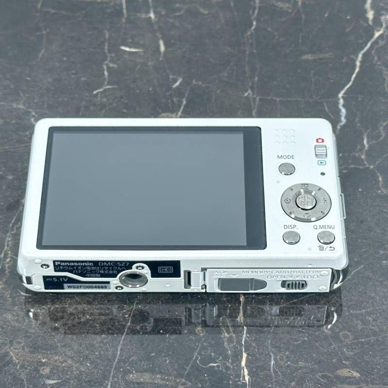 美品】Panasonic LUMIX DMC-SZ7 ホワイト 光学10倍 MOS 薄型 軽量