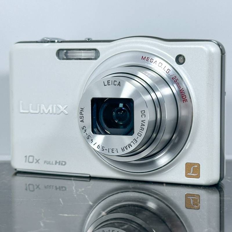 美品】Panasonic LUMIX DMC-SZ7 ホワイト 光学10倍 MOS 薄型 軽量