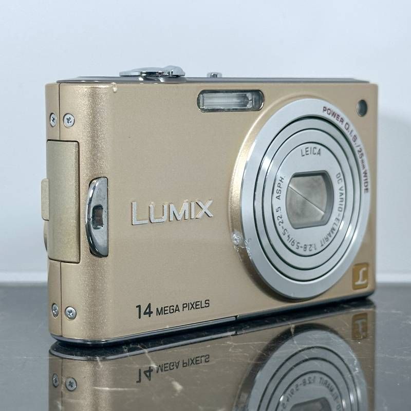 Panasonic LUMIX DMC-FX66 ゴールド 1410万画素 25mm広角 LEICAレンズ