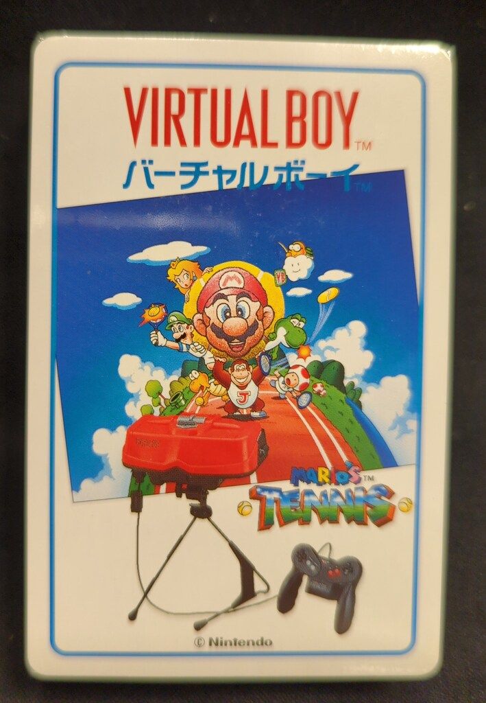 バーチャルボーイ　マリオテニス　トランプ　新品未使用未開封品　シュリンク付き 任天堂 トランプ バーチャルボーイ マリオテニス - メルカリ