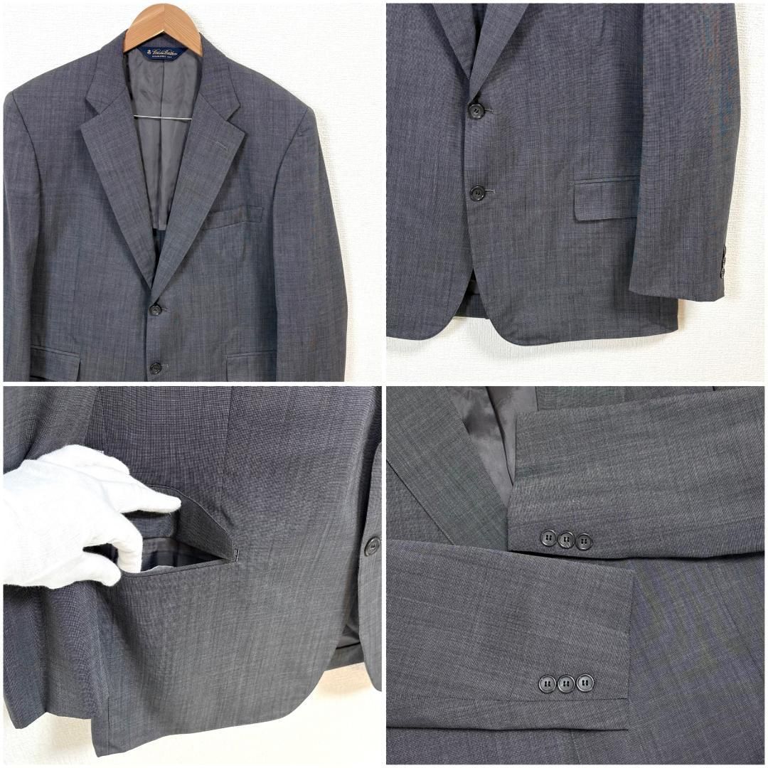 【未使用級】Brooks Brothers セットアップスーツ　グレー　カシミヤ 中古・古着通販】BROOKS BROTHERS (ブルックスブラザーズ) カシミヤ混