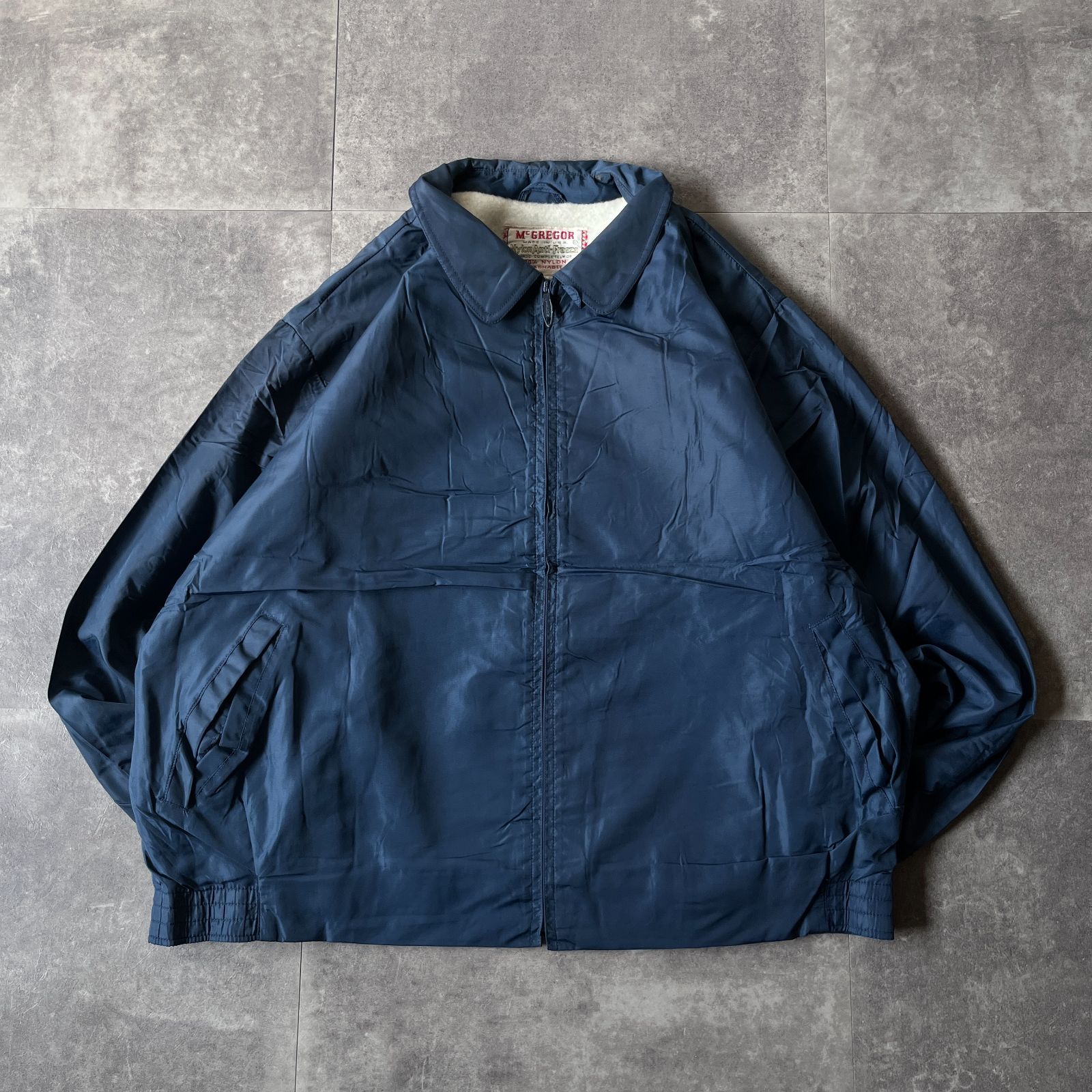 50s USA製 McGREGOR ナイロンアンチフリーズ 紺 3XL A617 - メルカリ