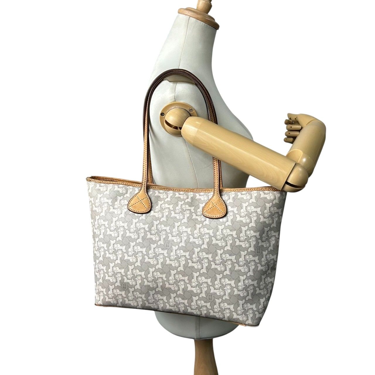 セリーヌ CELINE トートバッグ ハンドバッグ Cマカダム 馬車柄