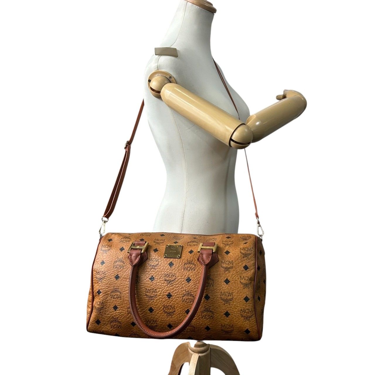 エムシーエム MCM ボストンバッグ ハンドバッグ ショルダーバッグ 2WAY