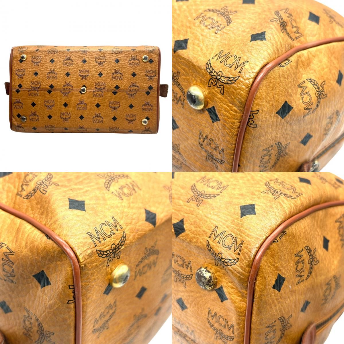 エムシーエム MCM ボストンバッグ ハンドバッグ ショルダーバッグ 2WAY 