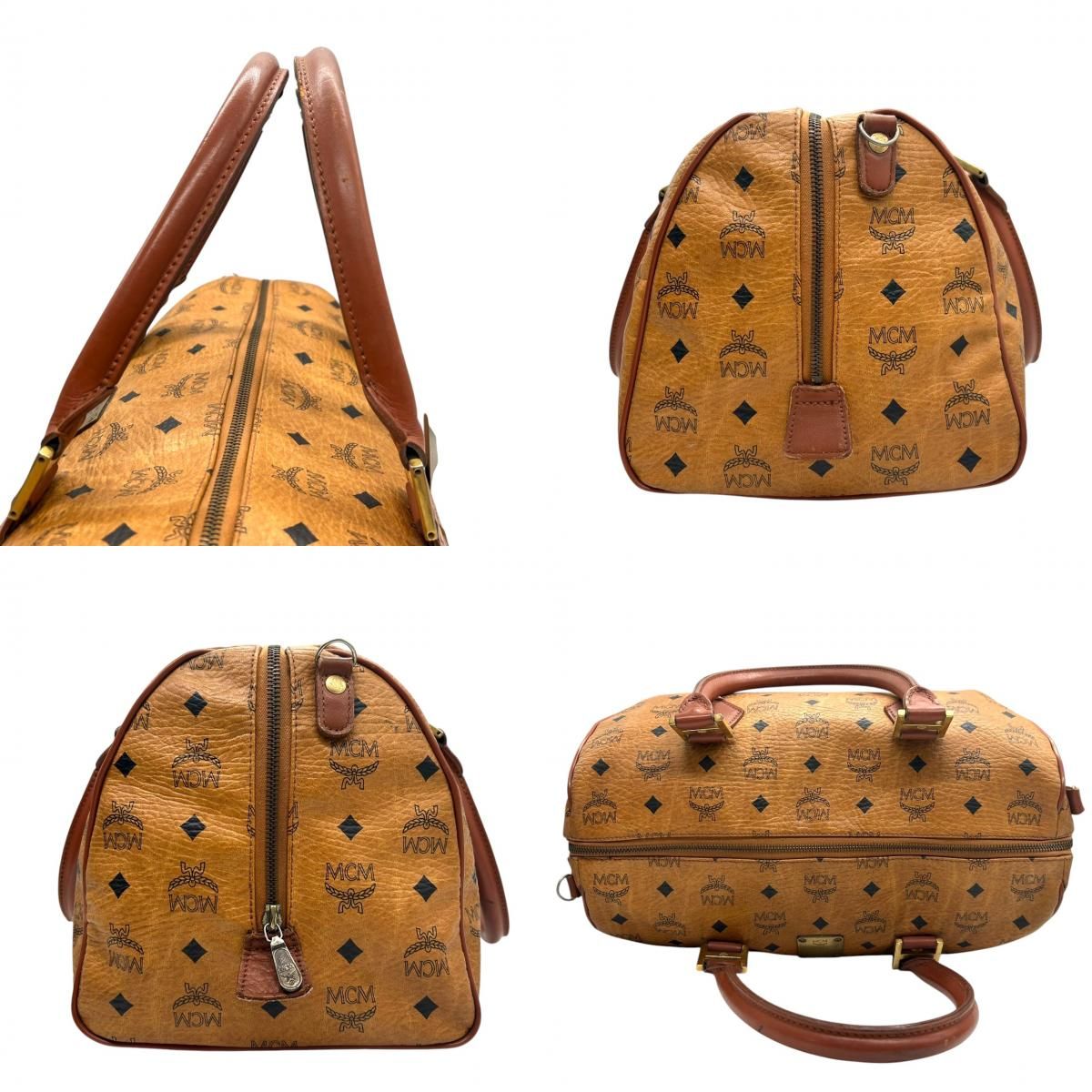 エムシーエム MCM ボストンバッグ ハンドバッグ ショルダーバッグ 2WAY 