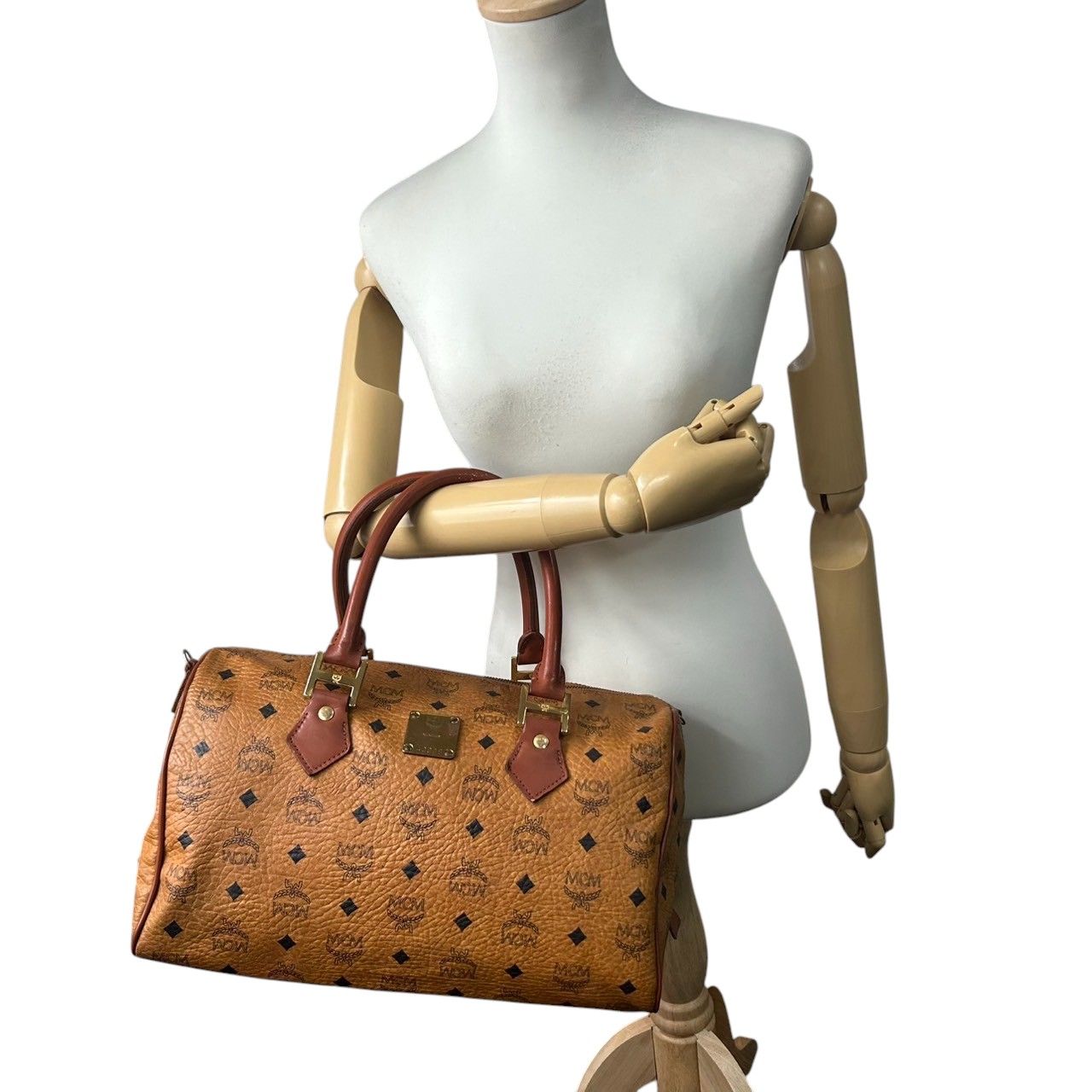 エムシーエム MCM ボストンバッグ ハンドバッグ ショルダーバッグ 2WAY