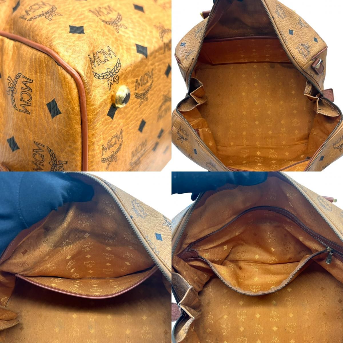 エムシーエム MCM ボストンバッグ ハンドバッグ ショルダーバッグ 2WAY