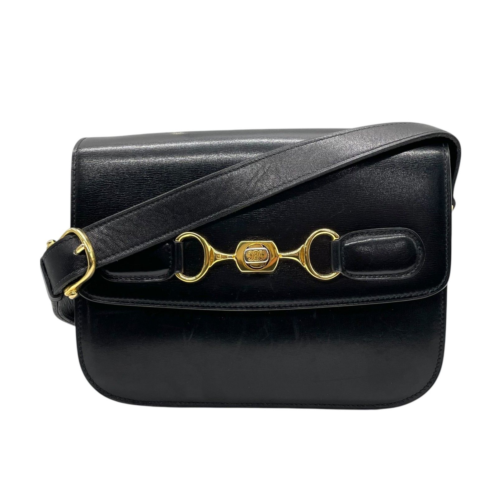 CELINE セリーヌ トリオンフ ヴィンテージ ショルダーバッグ ボックス