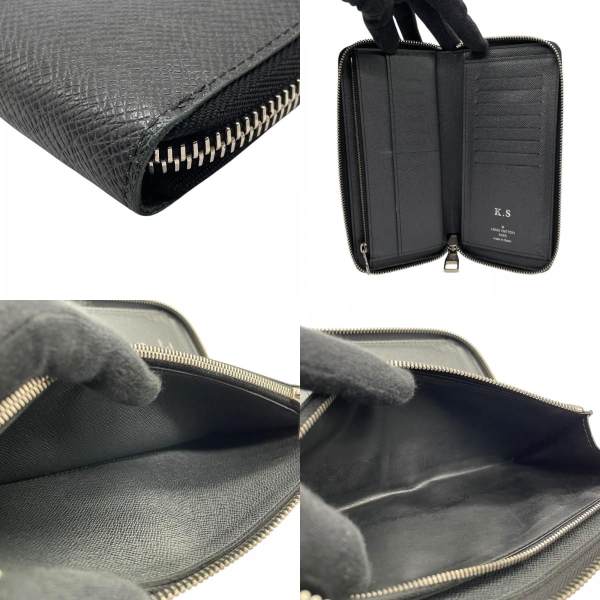 ルイ・ヴィトン Louis Vuitton タイガ ジッピーウォレット ヴェル