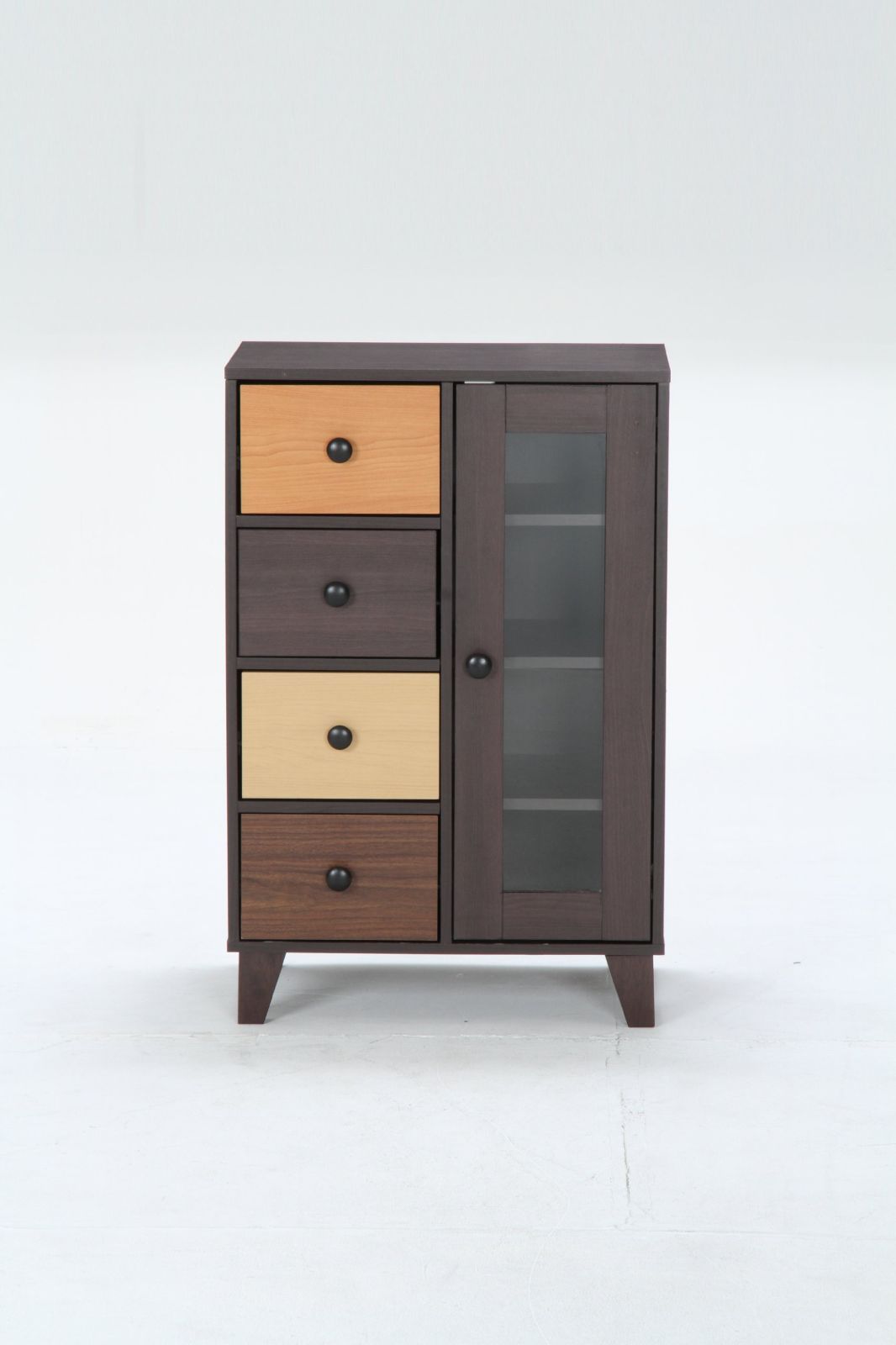 特価商品】キャビネット リビング収納 4段 幅59×奥行39×高さ89cm