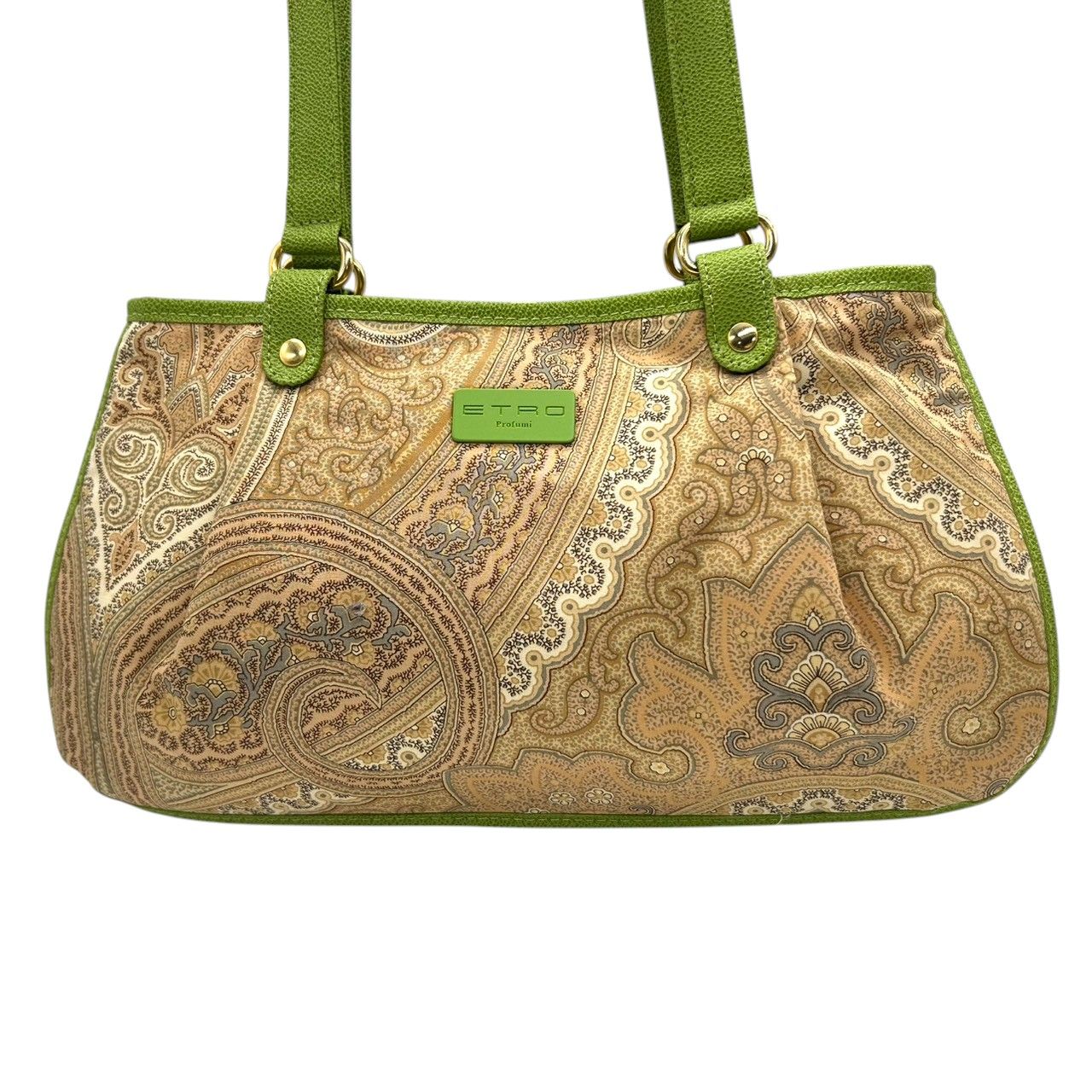美品 エトロ ETRO ハンドバッグ トートバッグ ペイズリー柄 総柄