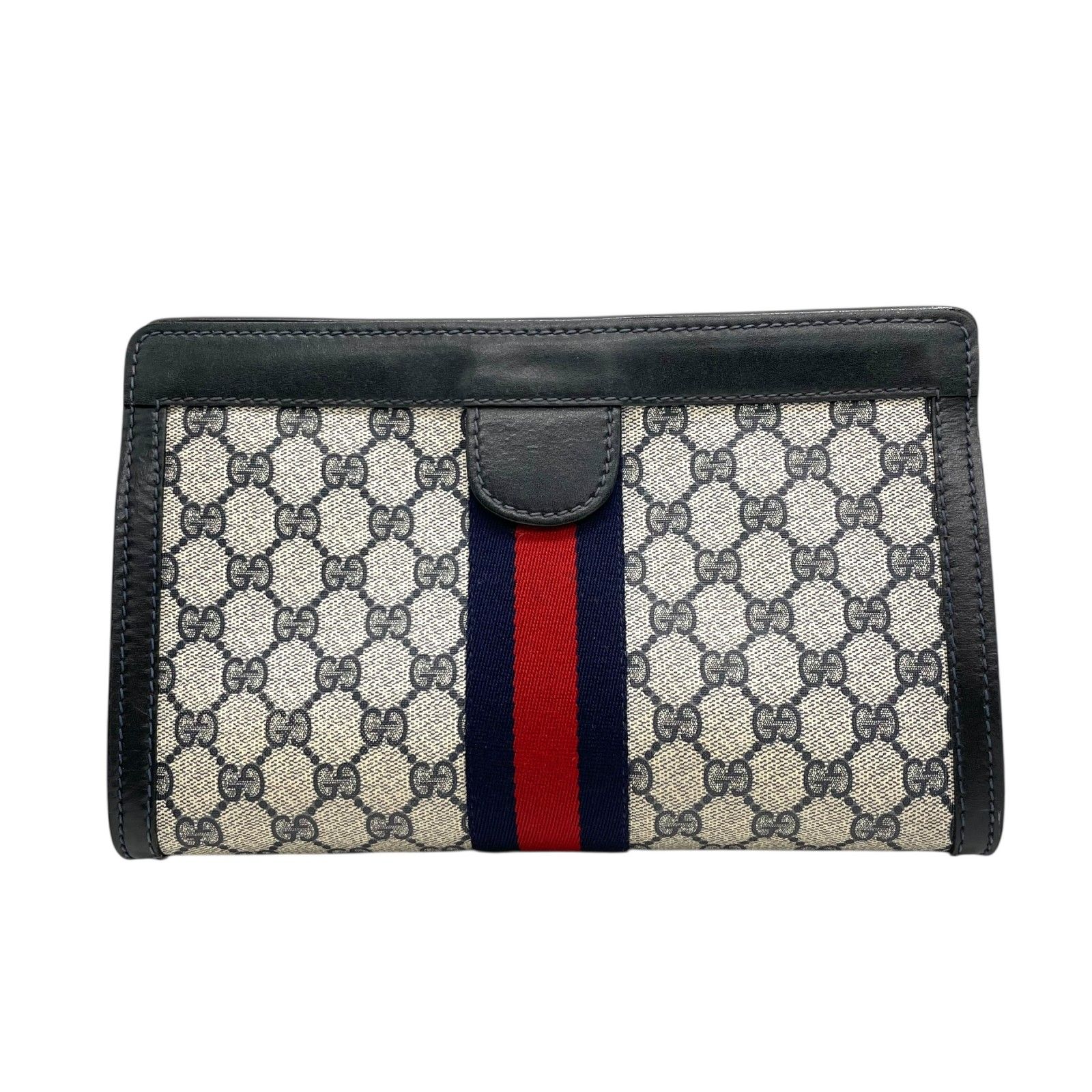 【匿名配送】オールドグッチ シェリーライン GGスプリーム クラッチバッグ GUCCI オールドグッチ GGスプリーム シェリーライン クラッチバッグ