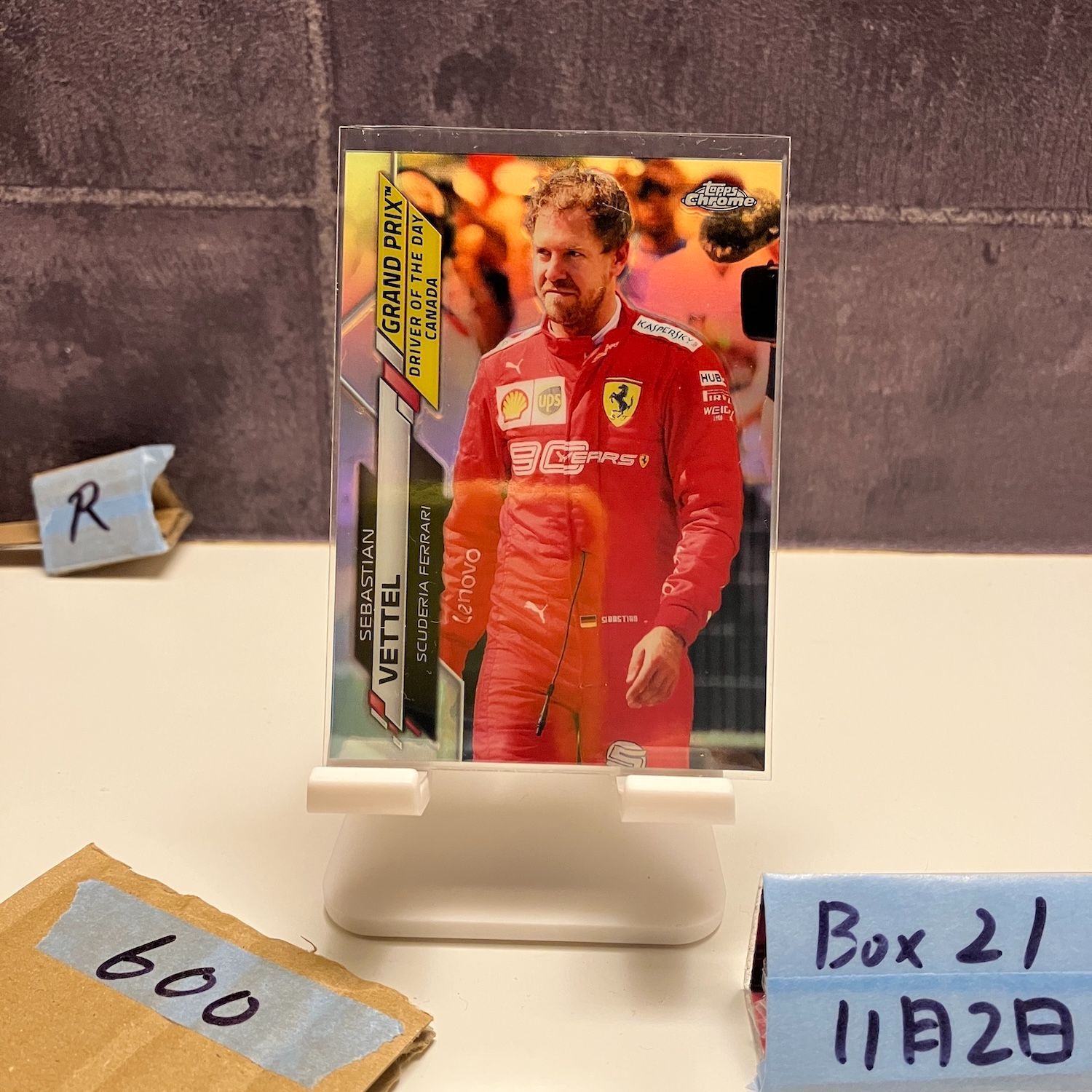 2020 Topps Chrome Formula 1 Sebastian Vettel SCUDERIA FERRARI