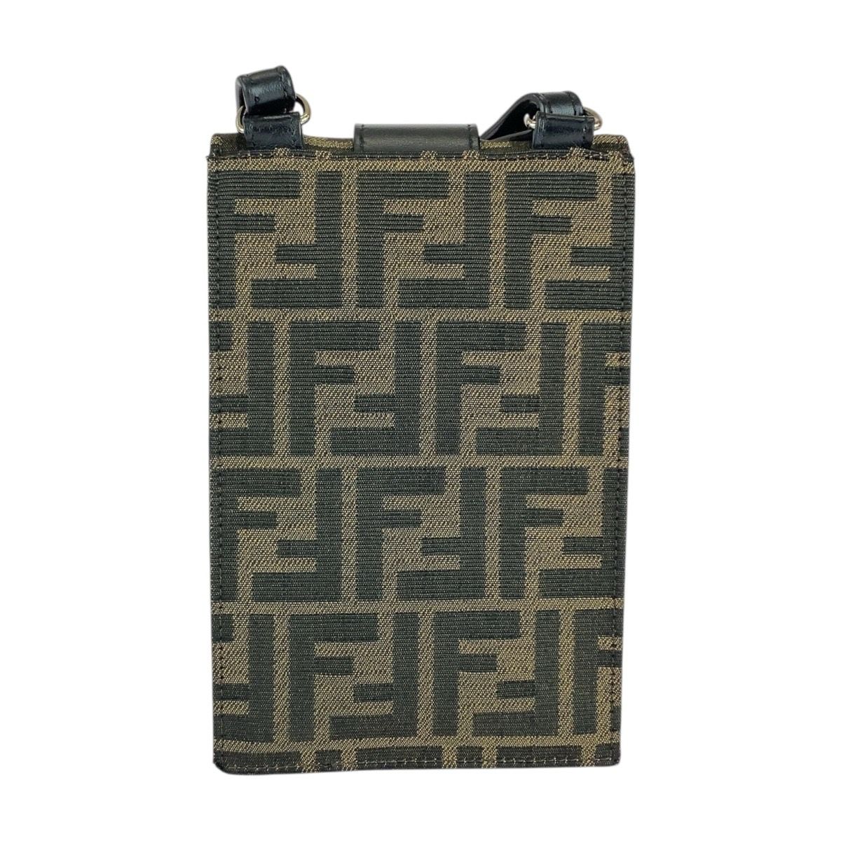 FENDI ズッカ柄 ミニ トートバッグ キャンバス レザー