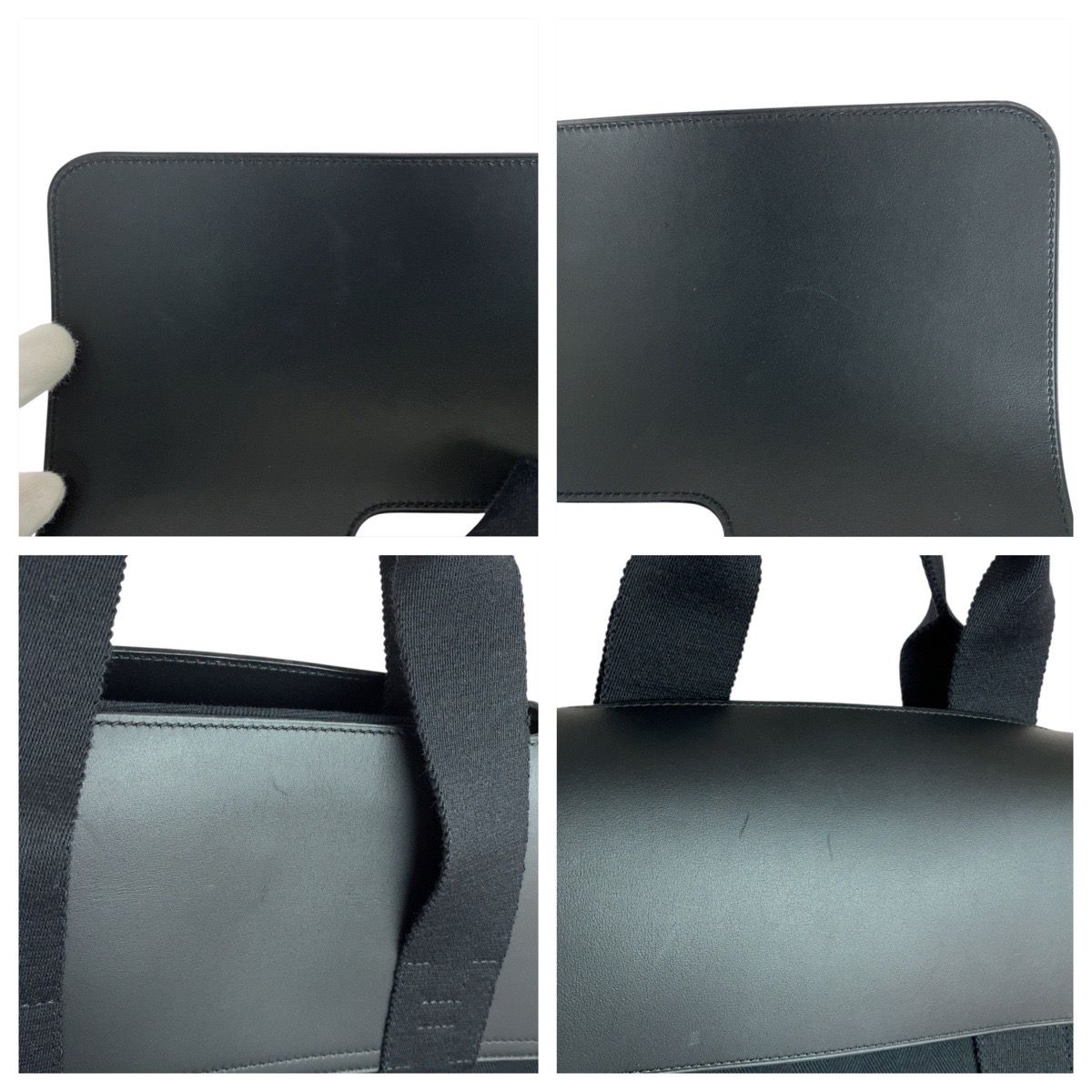 超美品 HERMES エルメス ヴァルパライソMM ブラック 黒 シルバー金具