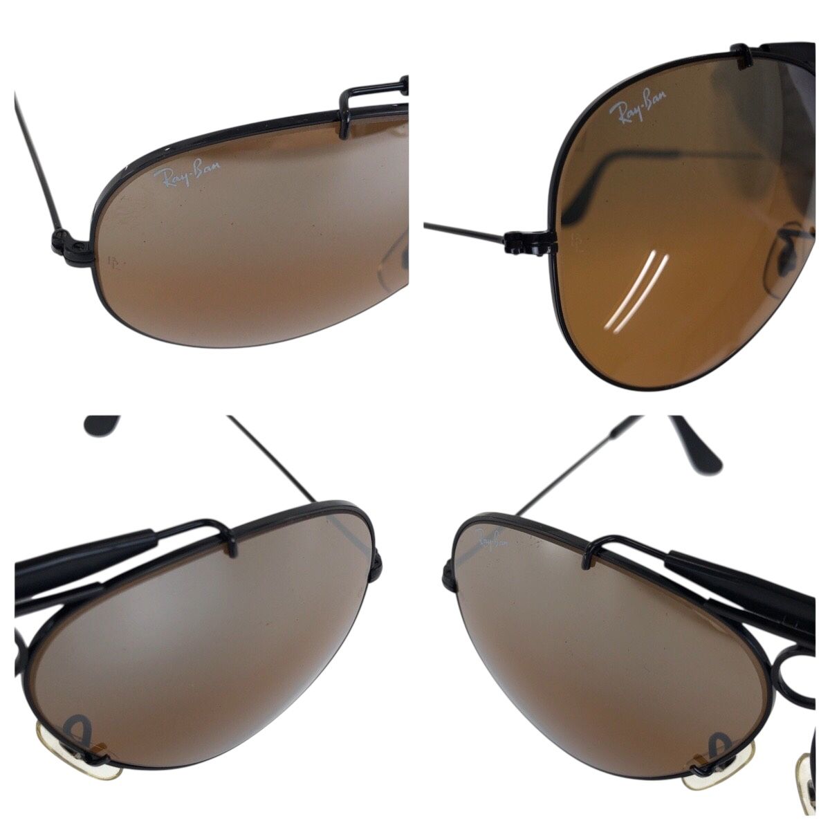 極美品✨Ray-Ban ヴィンテージサングラス B&L USA製 美品 Ray-Ban レイバン ヴィンテージ B&L ブラウン ブラック メッキ