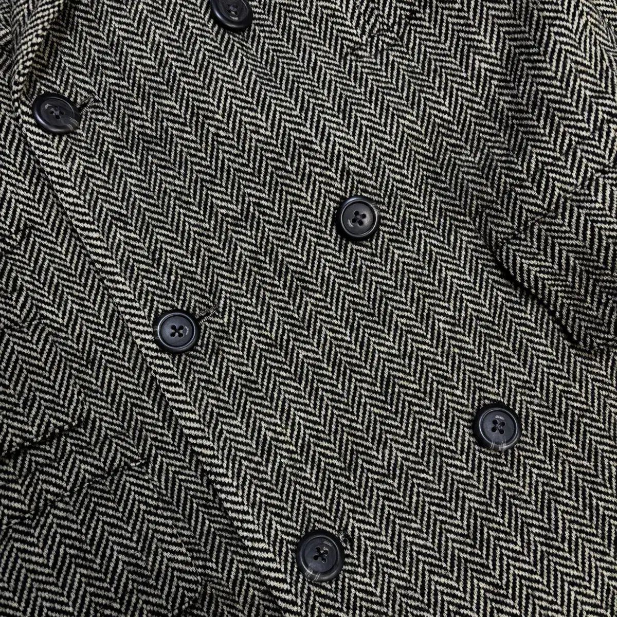 ポロラルフローレン 百貨店購入 ヘリンボーン ロングコート ダブル