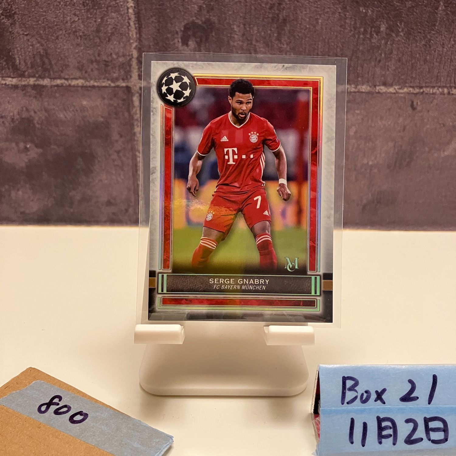 2021 Topps Museum Collection UEFA Champions League Serge Gnabry FC
