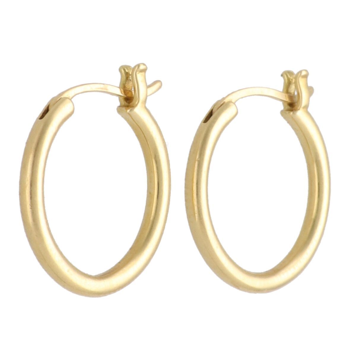 18K ゴールド ピアス Nobrand 中古】 No brand ノーブランド ピアス フープピアス K18 ゴールド 両耳