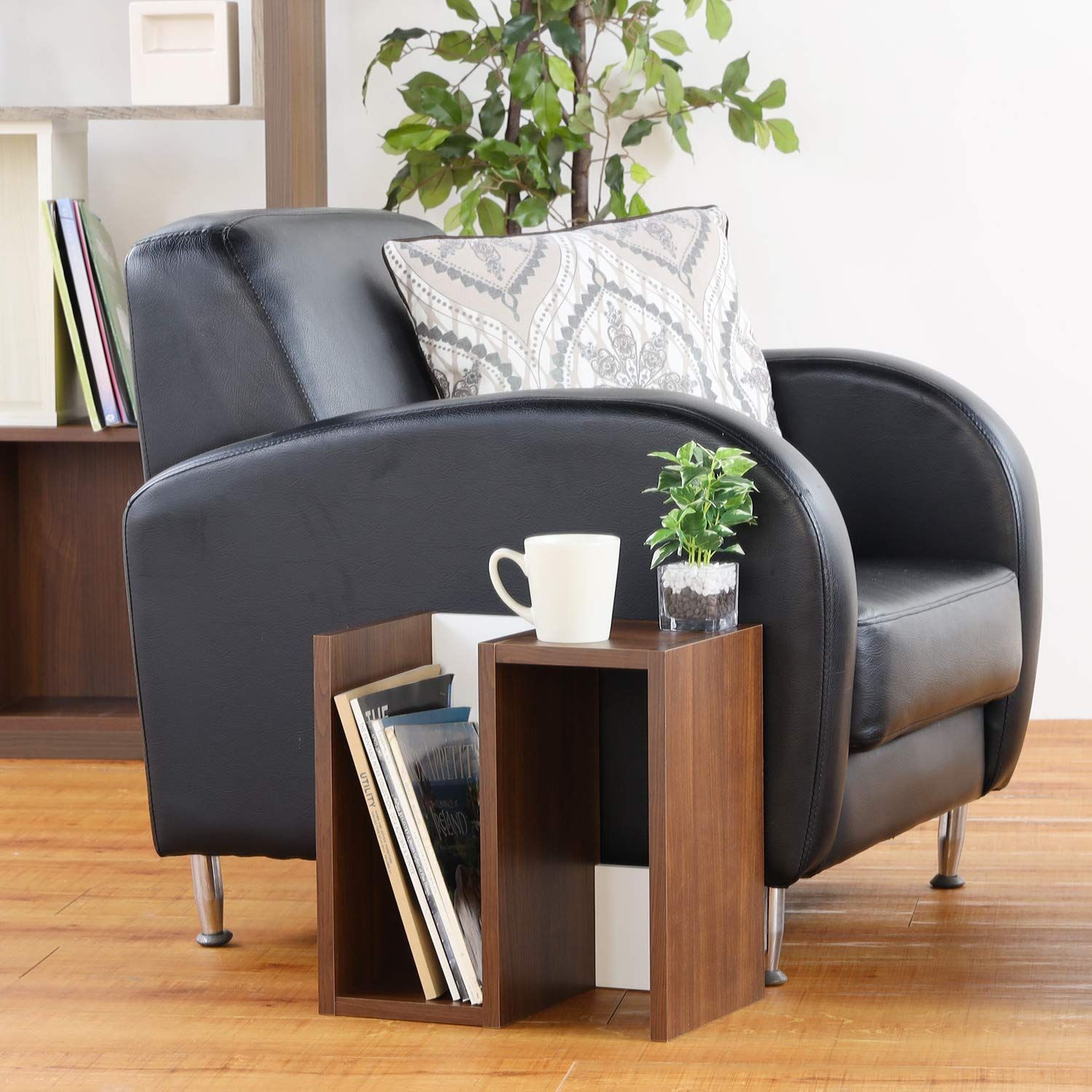 新着商品】ダークブラウン 幅36 S字ラック 高さ36 ラック 奥行23.4cm