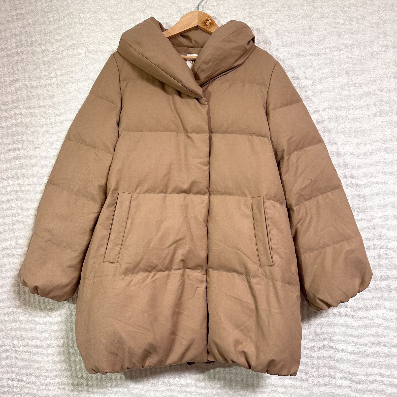 ☆美品◇レイビーム◇中綿 フーデッド コートow 先見せエーダブ 