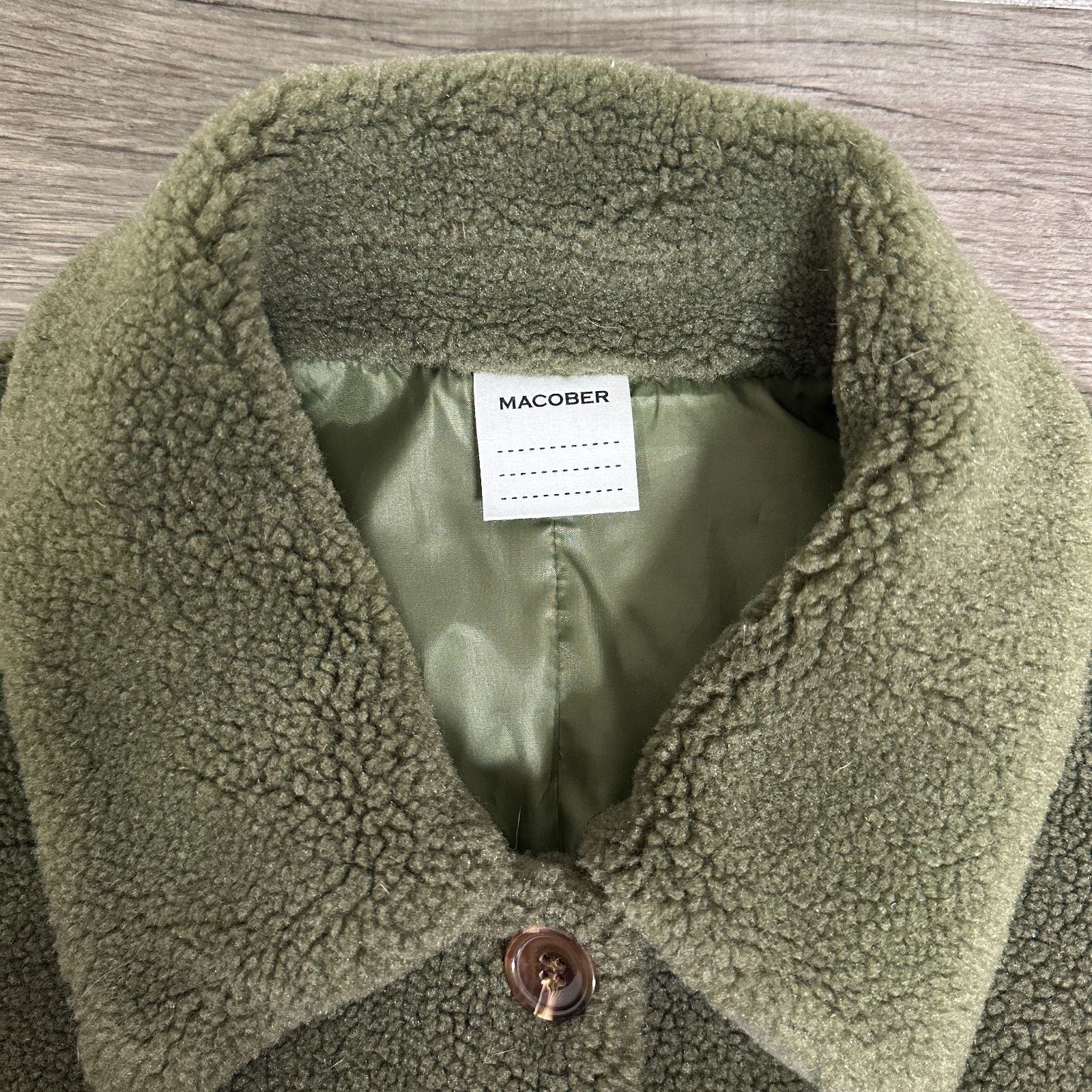 MACOBER×フリークスストア ボアフリースジャケット ボアショートコート 