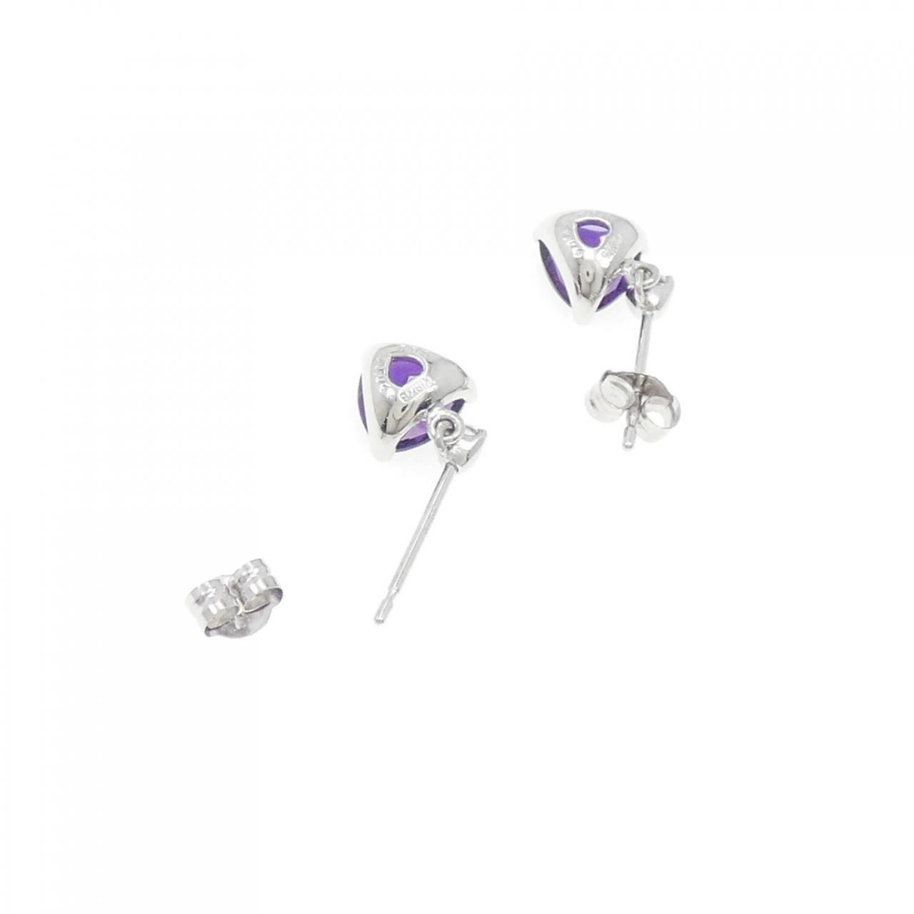 K18WG アメジスト ピアス 1.31CT 【公式通販】