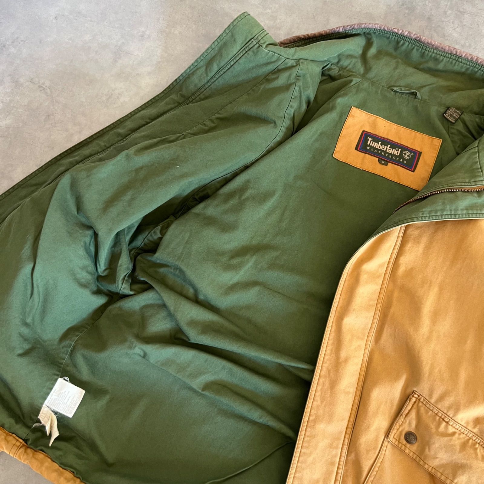 90s timberland フィールドコート 90s Timberland lether piping field coat ティンバーランド レザー