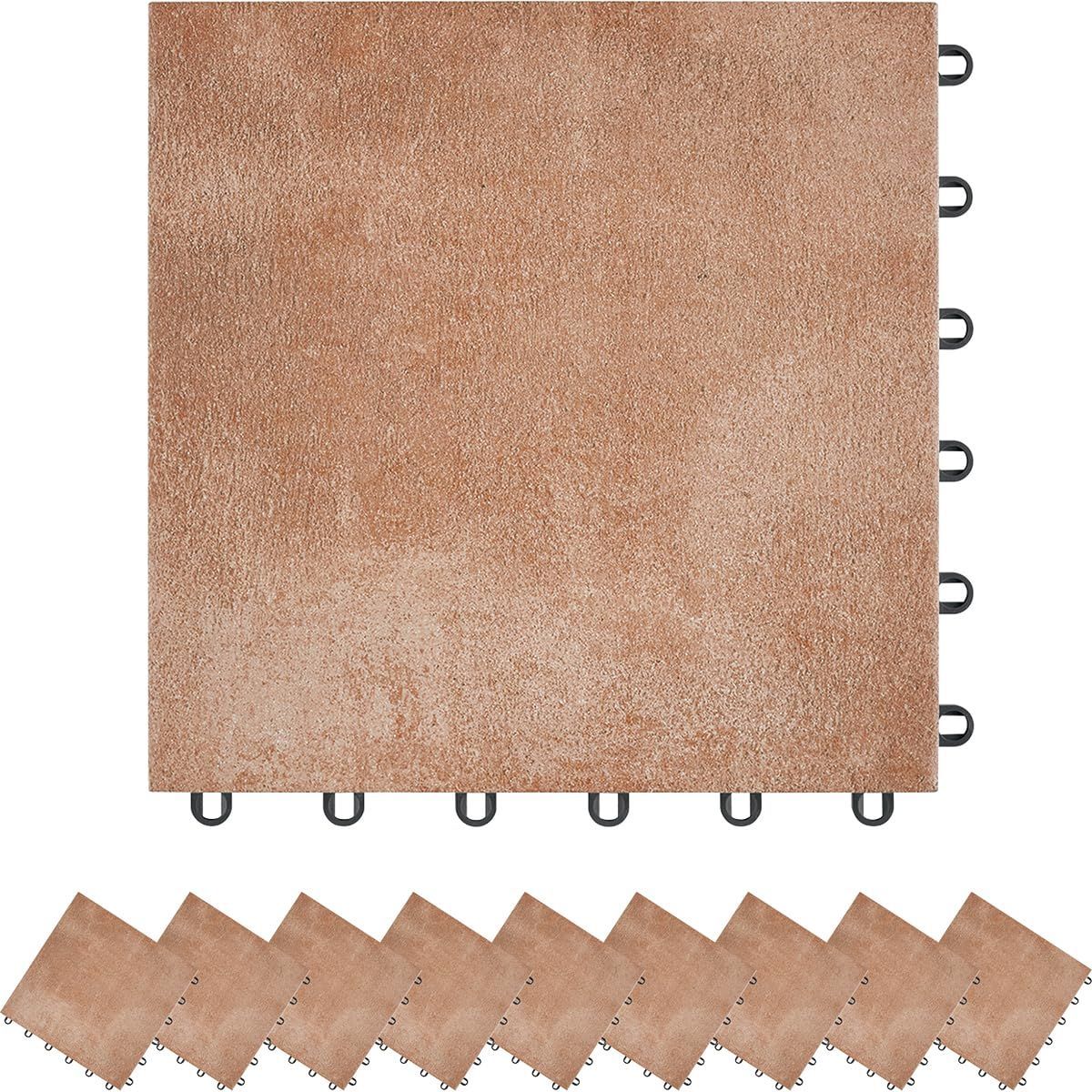 屋外用ジョイントタイル バーセア MUシリーズ セット 300角 TOTO ベイクシェンナ