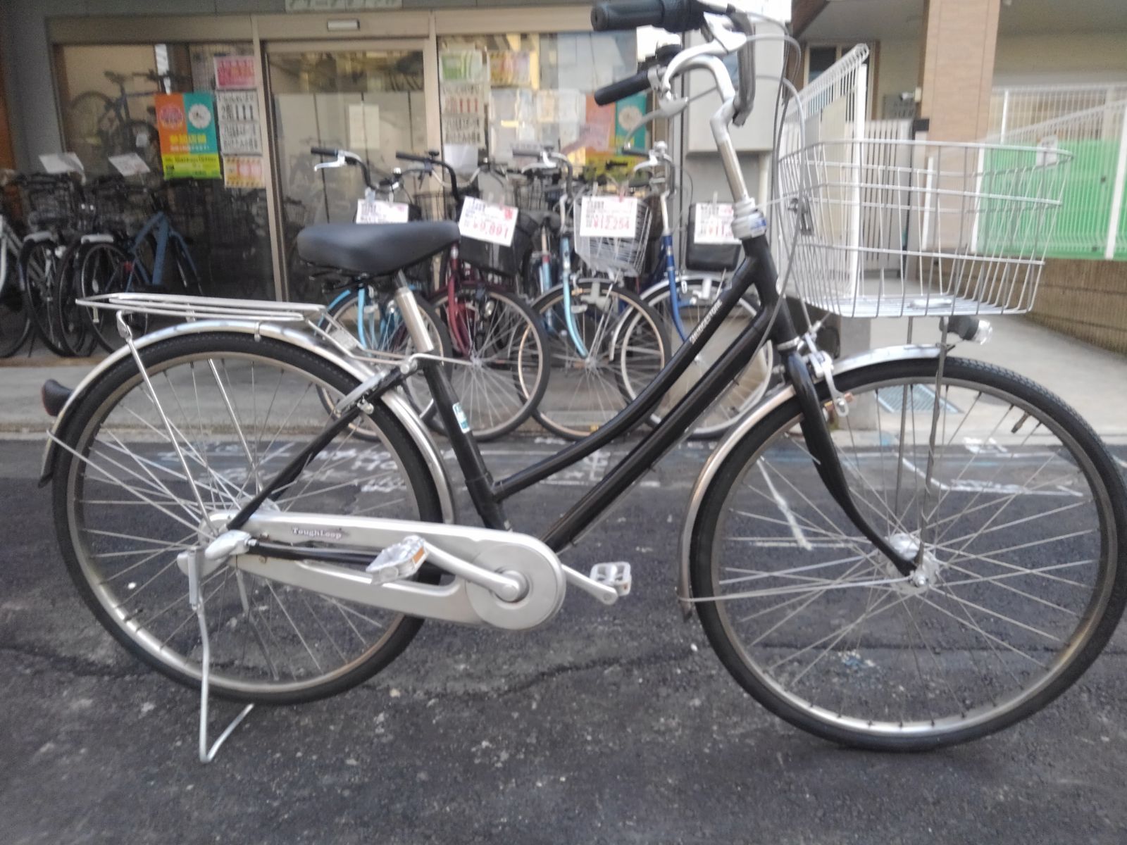 引き取り限定！(名古屋市昭和区)中古自転車3901 前後タイヤ新品