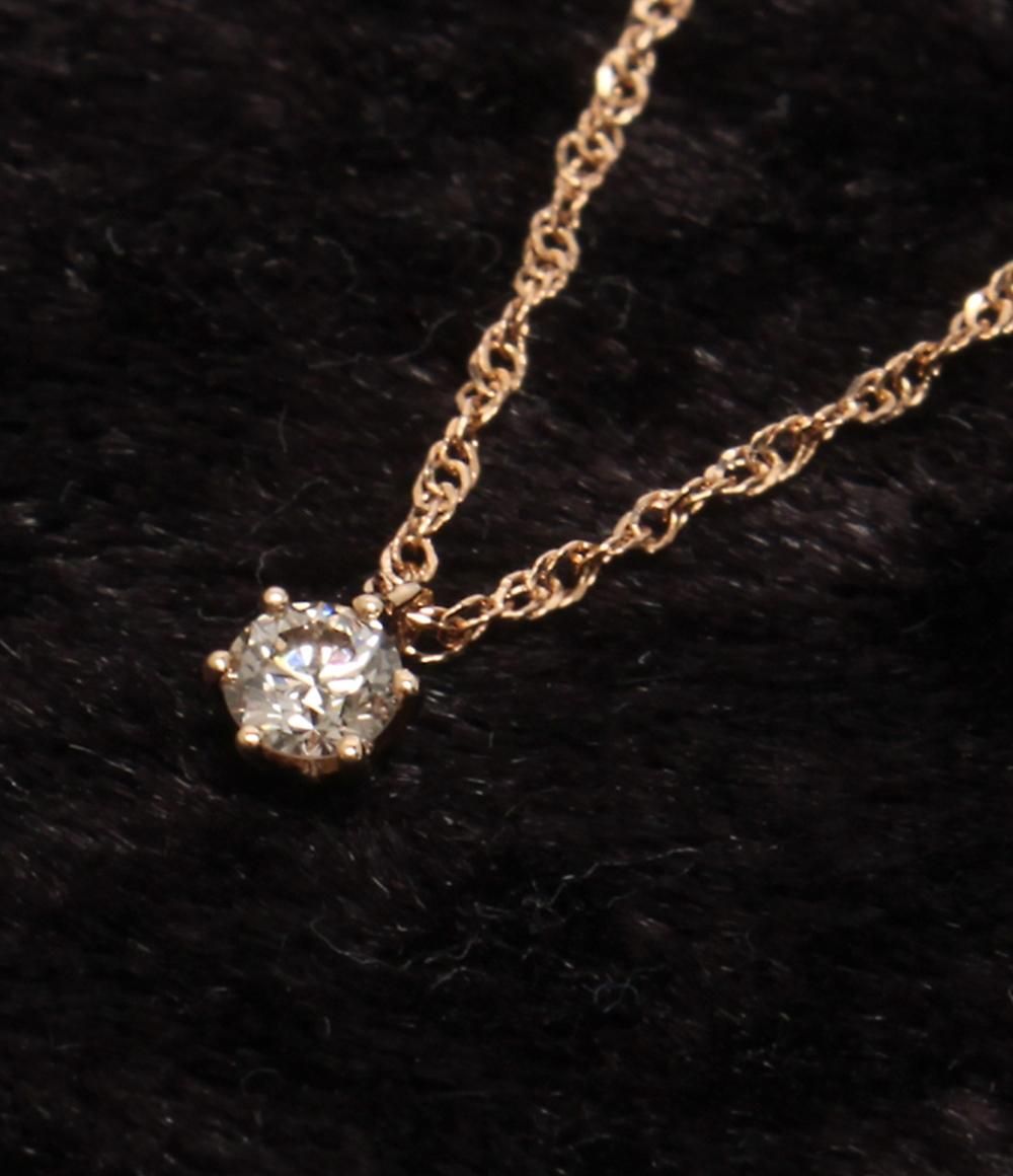 美品 ノジェス ネックレス K10 ダイヤ レディース NOJESS - メルカリ