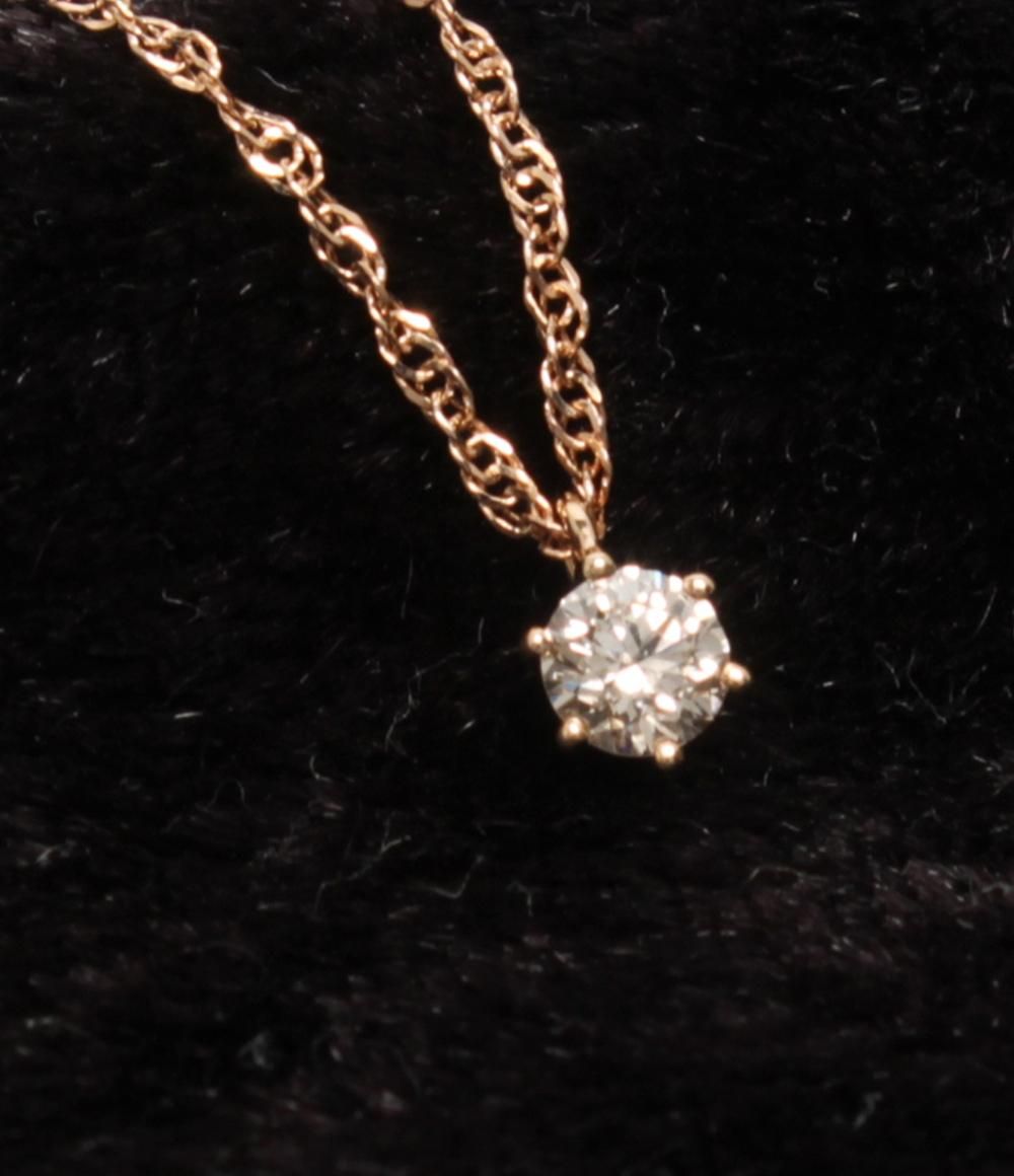 美品 ノジェス ネックレス K10 ダイヤ レディース NOJESS - メルカリ