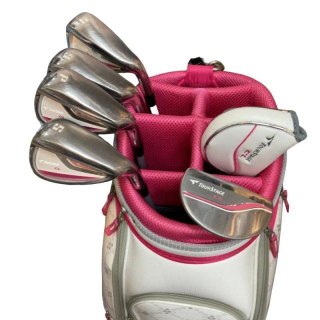 中古】 ブリヂストン TOURSTAGE CL(2016) 8S レディース ピンク クラブ