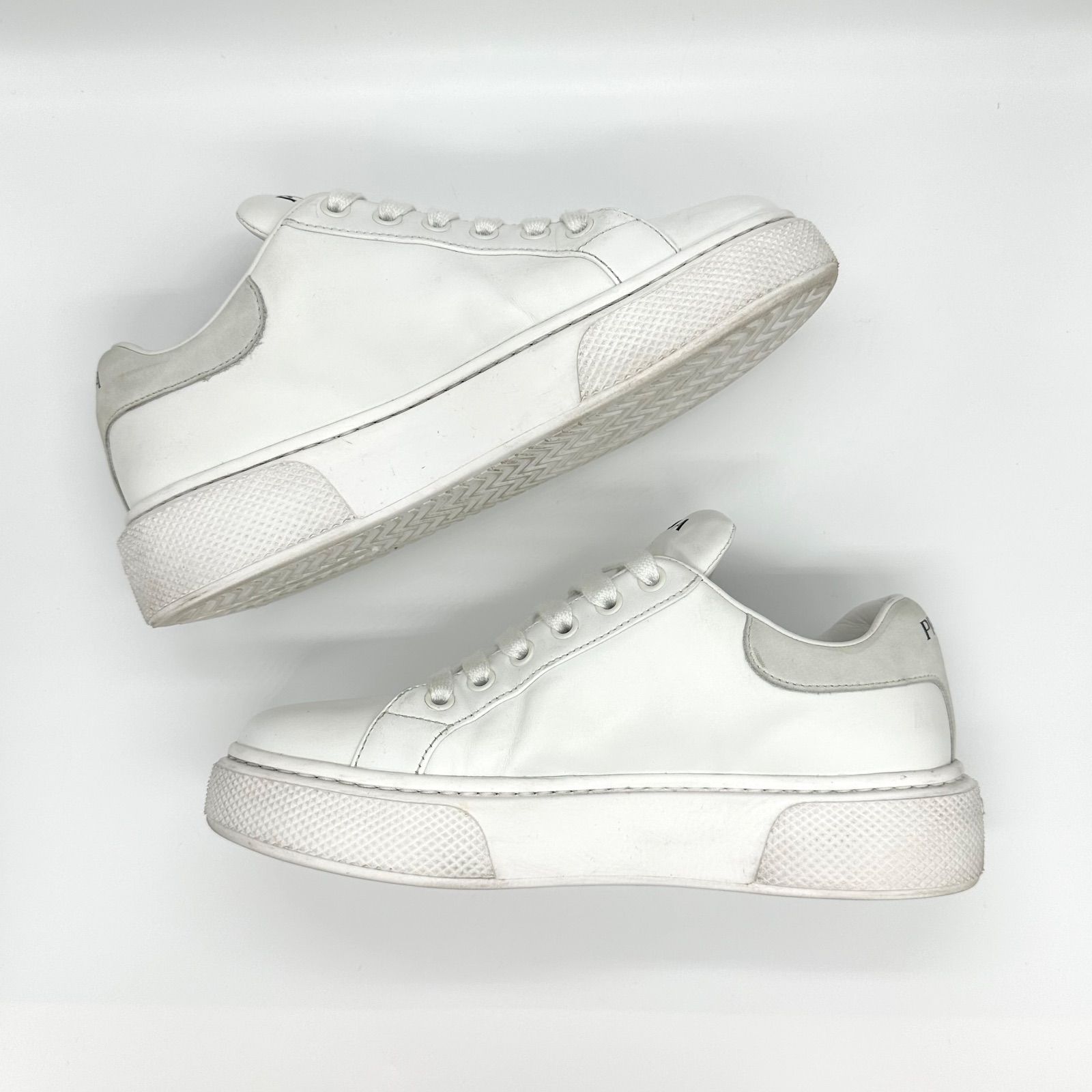PRADA Leather Sneakers プラダ レザー レディース スニーカー 23cm