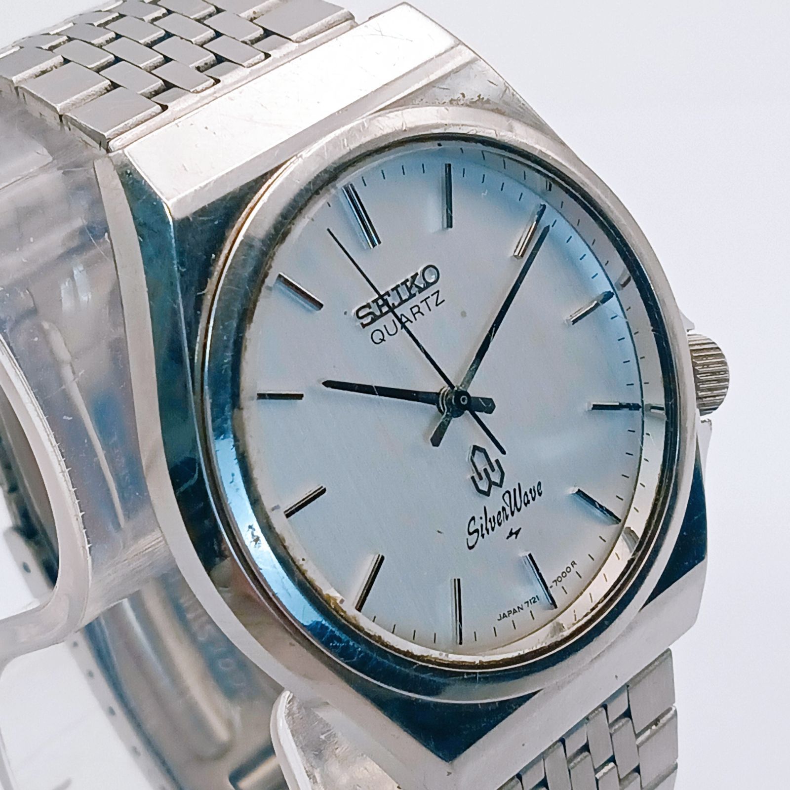 セイコー シルバーウェイブ TVスクリーン クオーツ 稼働 良品】1227-2 SEIKO SilverWave セイコー シルバーウェーブ 7121