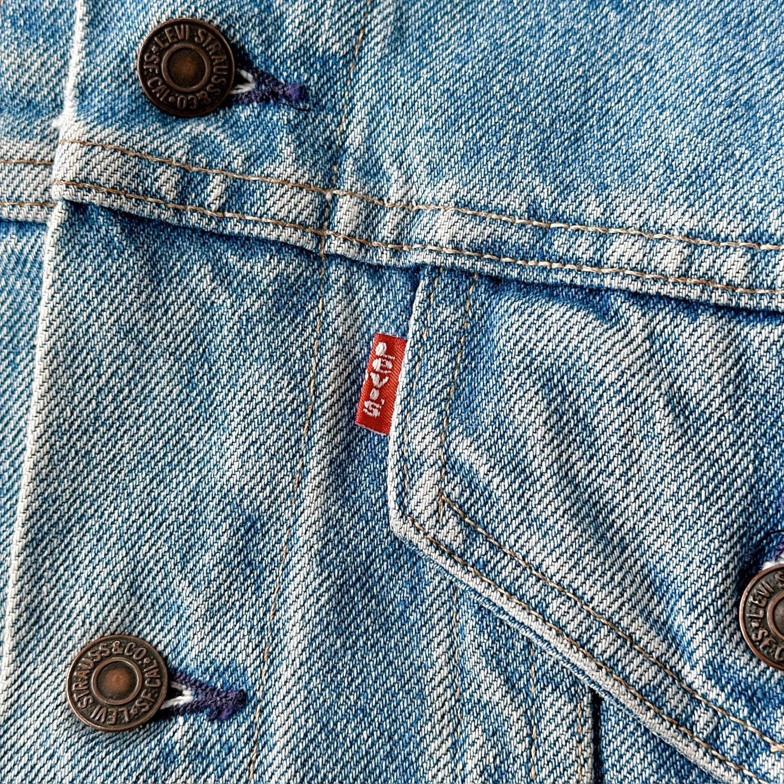 USA製 42R】80s-90s Levi's 70506 デニムジャケット 濃紺〜中色