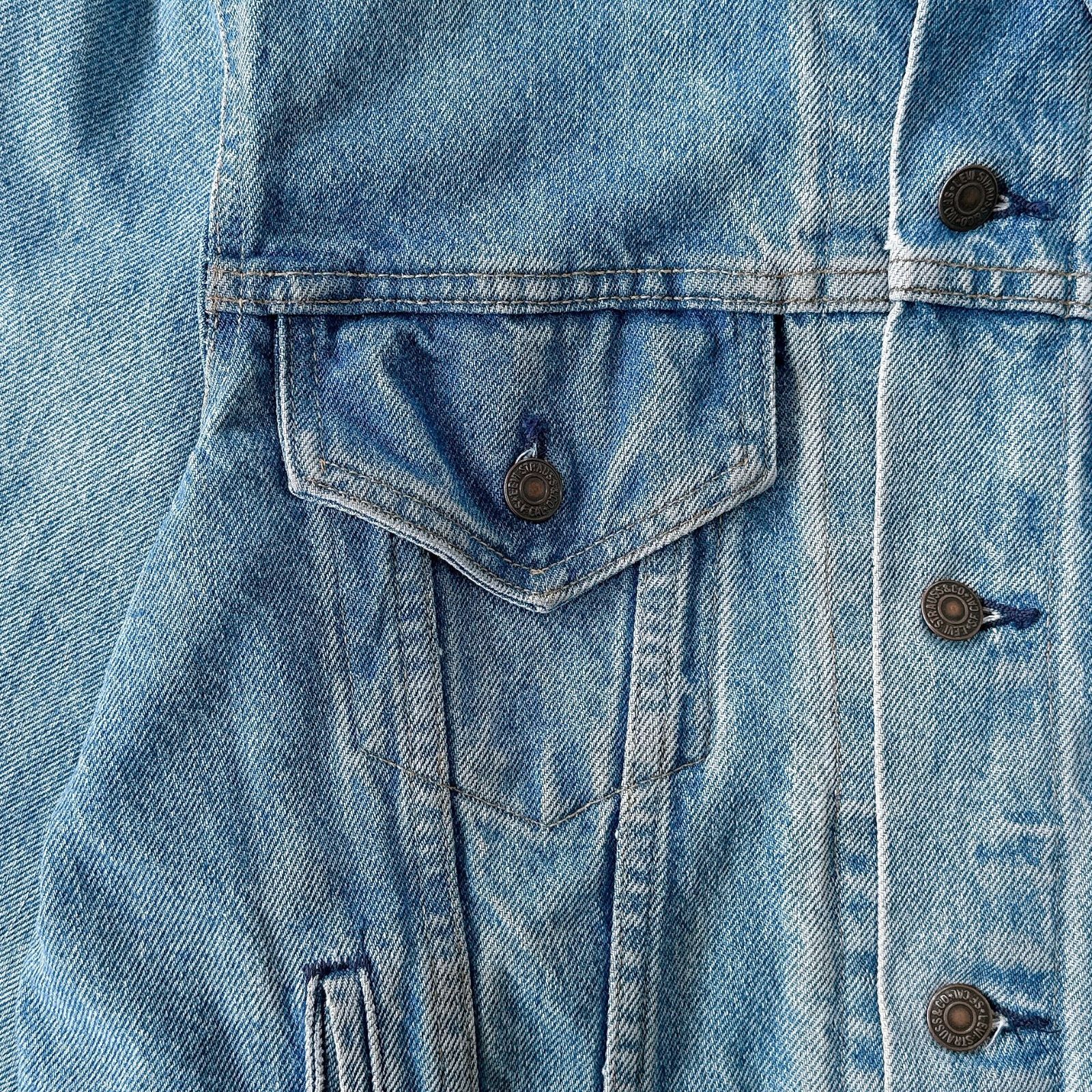 USA製 42R】80s-90s Levi's 70506 デニムジャケット 濃紺〜中色