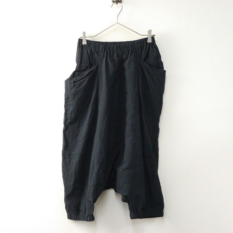エヴァムエヴァヴィー evam eva vie リネンサルエルパンツ＼ブラック